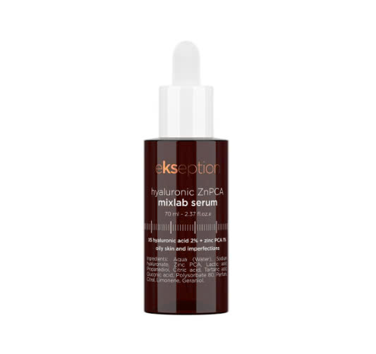 Ekseption Hyaluronic ZnPCA mixlab – Serum giảm mụn trứng cá, kiềm dầu, kháng viêm