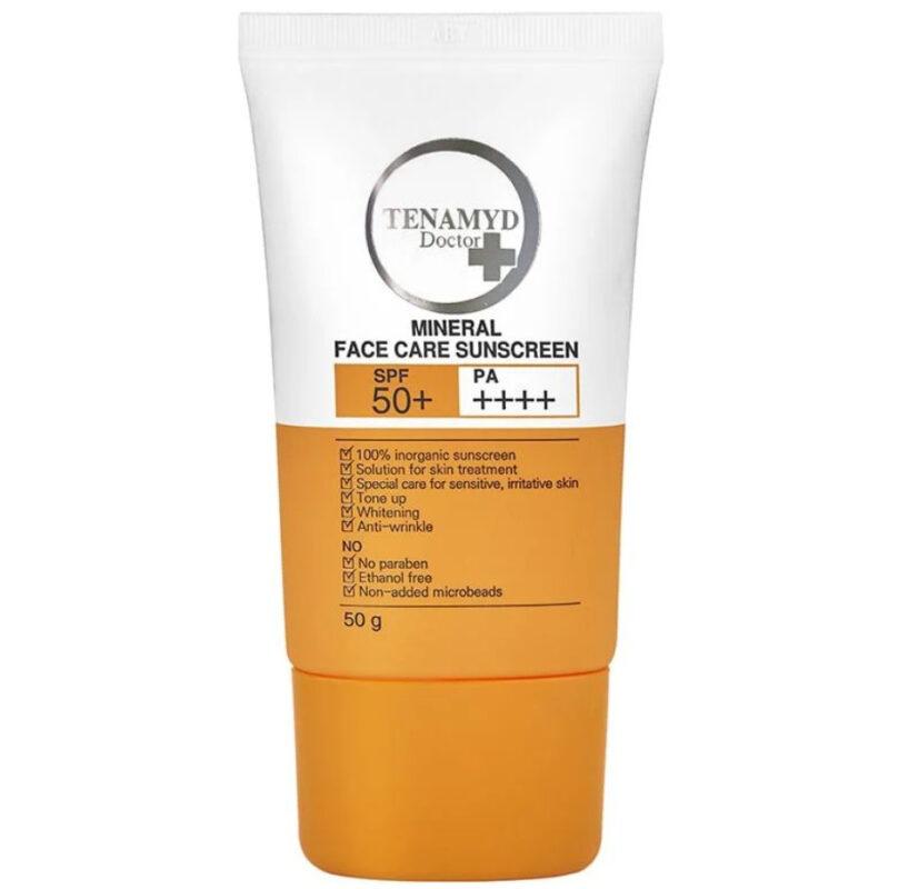 Kem chống nắng vật lý SPF50+/PA++++ – TENAMYD DOCTOR MINERAL FACE CARE SUNSCREEN SPF50+/PA++++ / Tuýp/ 50g
