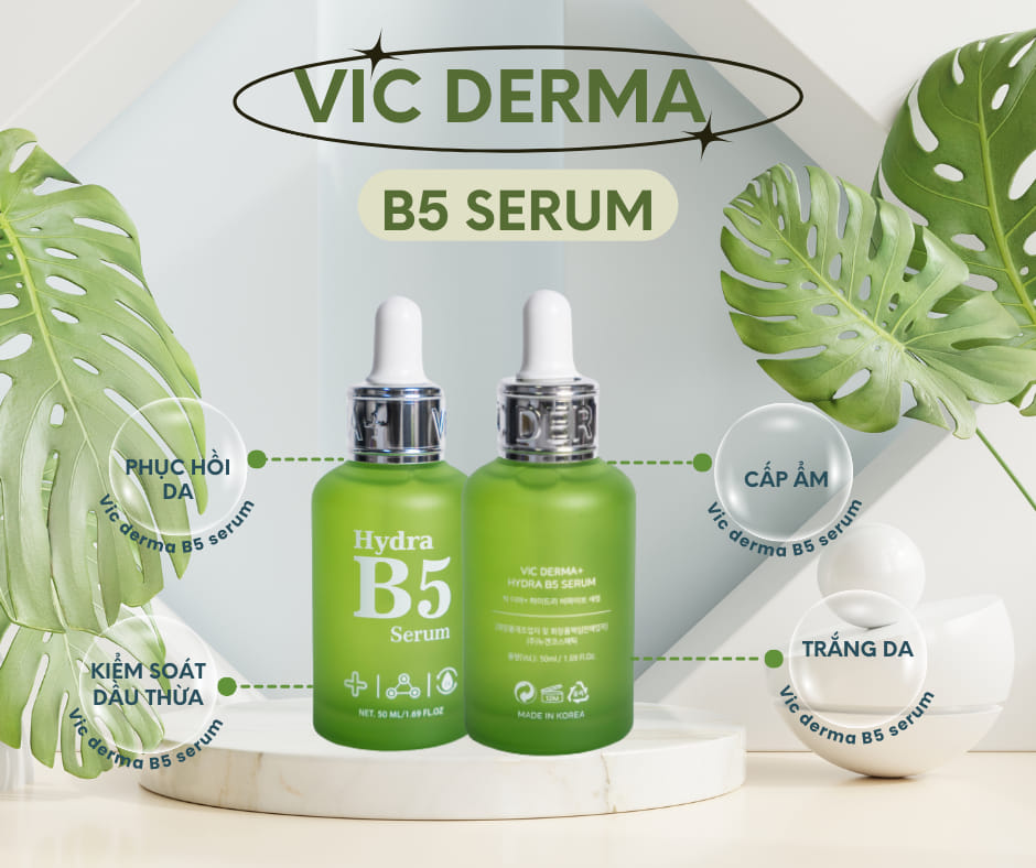 Vic Derma B5 – Serum Cấp Ẩm, Phục Hồi B5 50ml