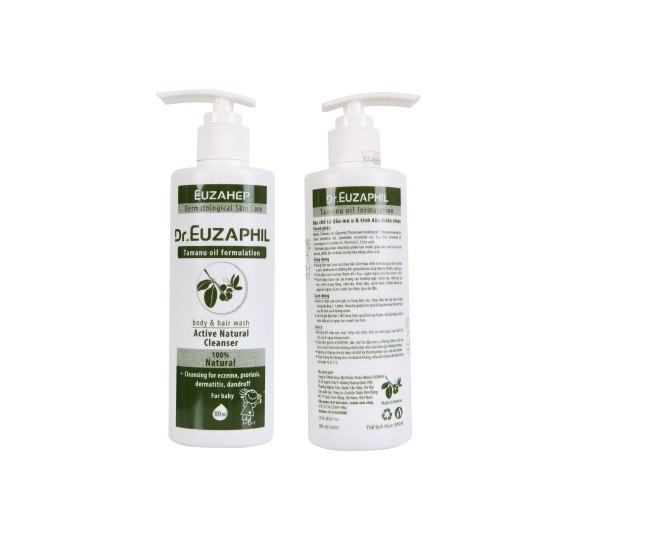 Sữa tắm gội Dr.Euzaphil Active natural cleanser (Trẻ em)