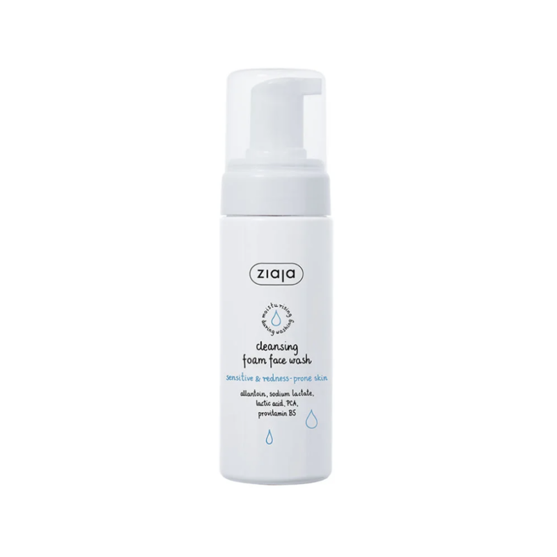 ZIAJA CLEANSING FOAM FACE WASH – SỮA RỬA MẶT DẠNG BỌT SIÊU DỊU NHẸ NGỪA MẨN ĐỎ