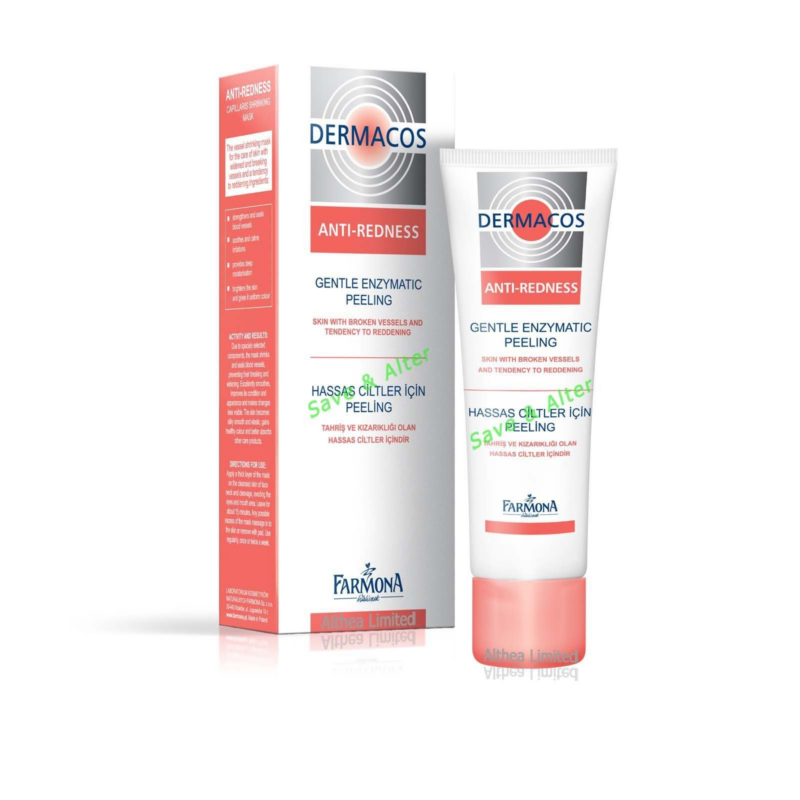 Dermacos Anti-Redness kem dưỡng da cho da nhạy cảm, mẩn đỏ, và da giãn mạch