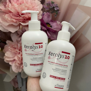 Xerolys 10 Emollient care 200ml-Kem dưỡng cho da khô, viêm da cơ địa.