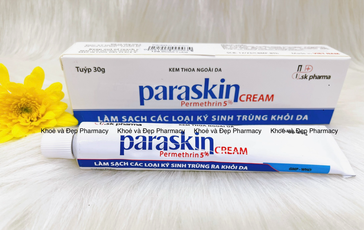 Paraskin Cream – Thuốc bôi điều trị ghẻ, ký sinh trùng