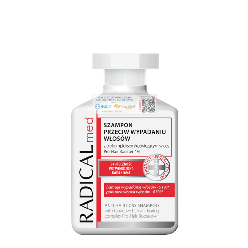Radical Med Anti Hair Loss Shampoo 300ml – Dầu gội giúp ngừa rụng tóc
