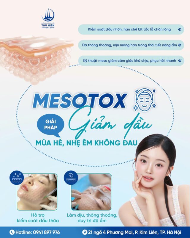MESOTOX | GIẢI PHÁP GIẢM DẦU MÙA HÈ