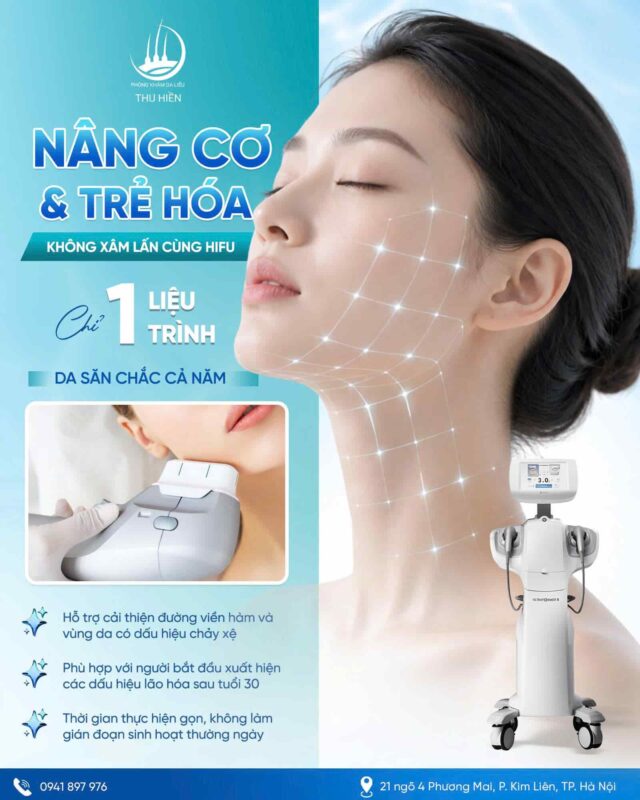 NÂNG CƠ & TRẺ HÓA KHÔNG X.ÂM L.ẤN CÙNG #HIFU 