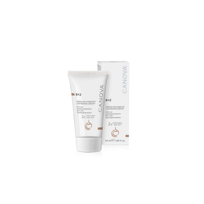 Kem Canova 8+2 Lightening Cream hỗ trợ làm mờ thâm nám, giúp sáng da tuýp 50ml